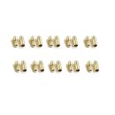 10 Paar (20 Stück) Goldkontaktstecker 3.5 mm...