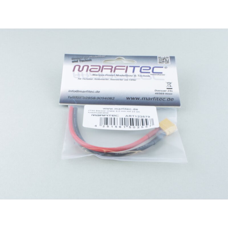 Marfitec XT60 Serien-Stecker – 2 Stecker + 1 Buchse, Für Lipo-Akkus, Serienschaltung