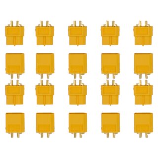 10 Paar XT60 (20 Stück) Stecker/Buchse (male/female) 3,5 mm