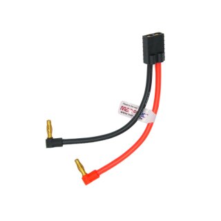 Ladekabel Bananenstecker 4 mm abgewinkelt -> Traxxas TRX Buchse (female)