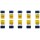 5 Paar MR30 Stecker/Buchse (male/female) 2,0 mm 3 Pin Goldkontakte + Caps