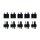 5 Paar Micro Deans T-Plug  Stecker/Buchse T-Verbinder mini