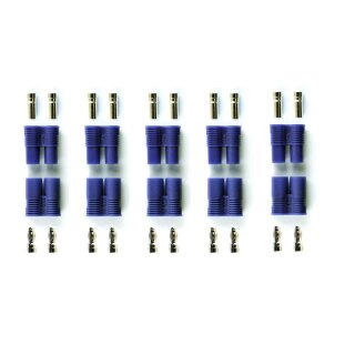 10 Paar E-flite EC3 kompatibel Stecker/Buchse Plug