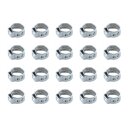 20 Stück Schlauchklemmen 1-Ohr 5.8~7.0mm für...
