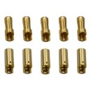 5 Paar 5,5 mm Goldkontaktstecker Verbinder...