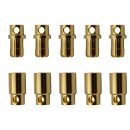 5 Paar 8 mm Goldkontaktstecker Verbinder (Stecker/Buchse)...