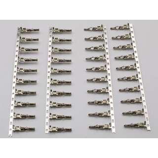 20 Paar Marfitec T135 Metallpins Stecker/Buchse kompatibel mit Tamiya